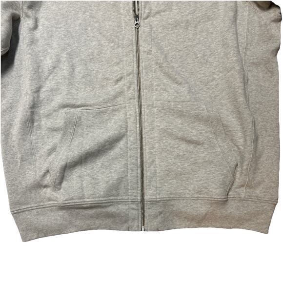 Polo Ralph Lauren Mens XXL Tall Full Zip Hoodie Sweatshirt Grey Solid Preppy - Picture 5 of 10